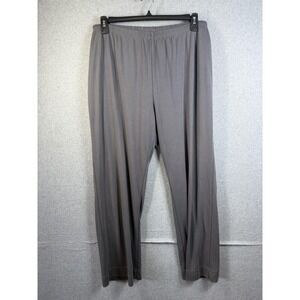 Weekenders Pants Womens XL Gray Jersey Sweatpants‎ Relaxed Elastic Waist Lounge